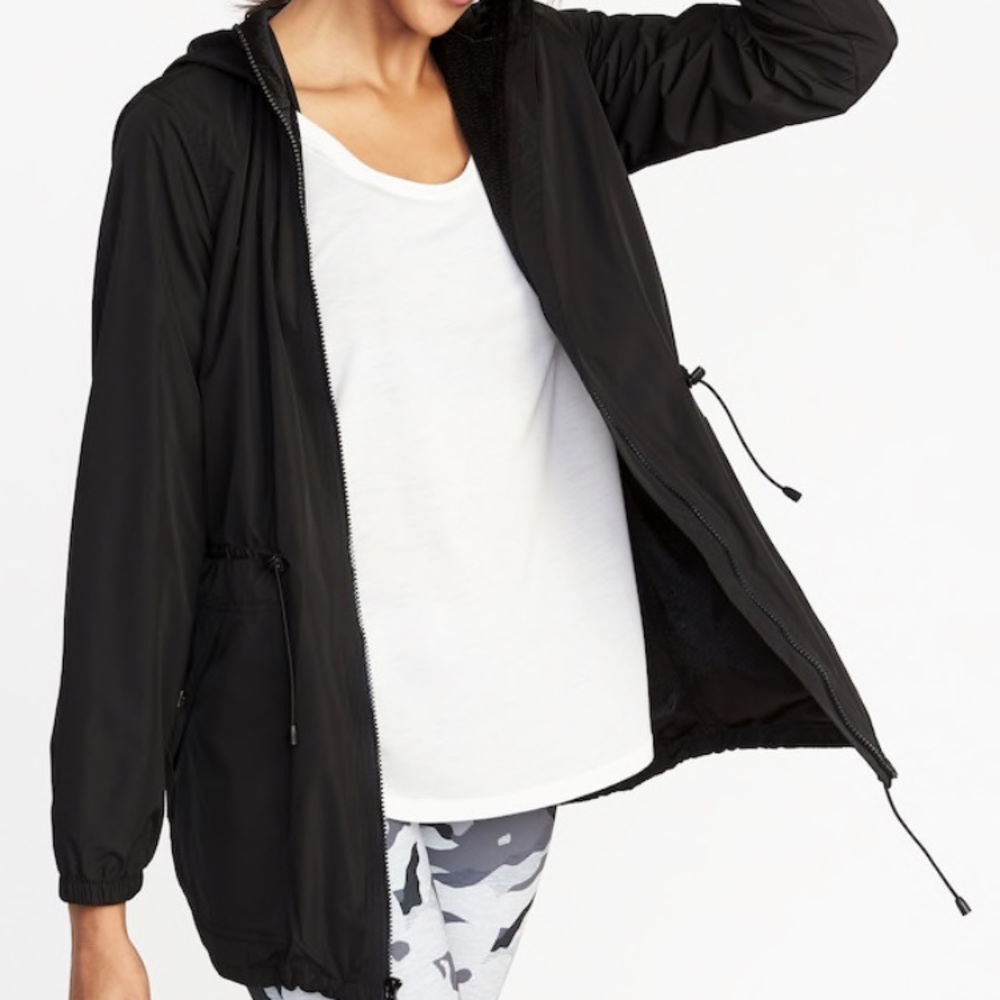 Go-H2O Water-Resistant Hooded Anorak for Women